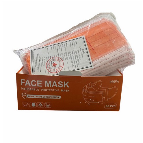 Masker 3ply warna warni disposable face mask masker medis 3 ply siap kirim