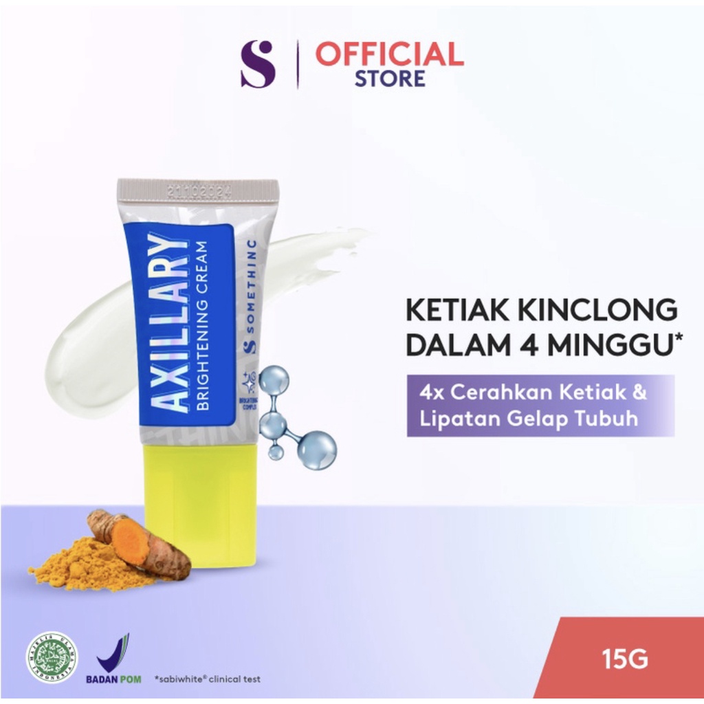 SOMETHINC Axillary Brightening Cream - Krim Ketiak Kinclong dalam 4 Minggu - Pencerah Ketiak dan Lipatan Tubuh