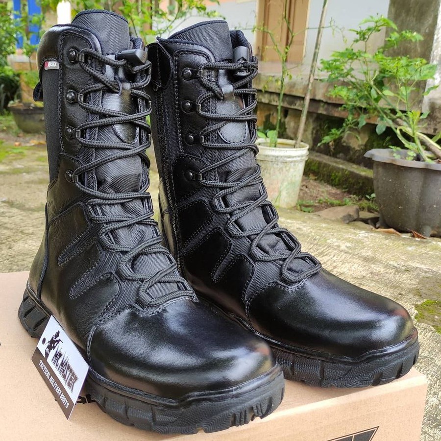 SEPATU PDL MR MASTER MODEL TERBARU KULIT SAPI ASLI SEPATU PDL DINAS LAPANGAN TNI POLRI SECURITY