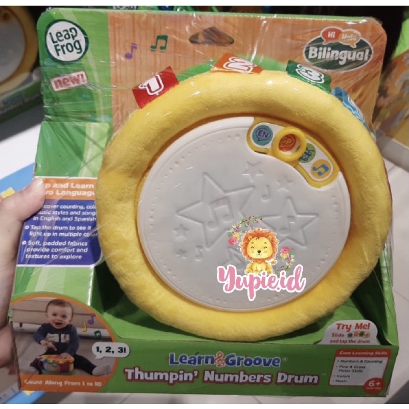 leapfrog learn and groove thumpin numbers drum