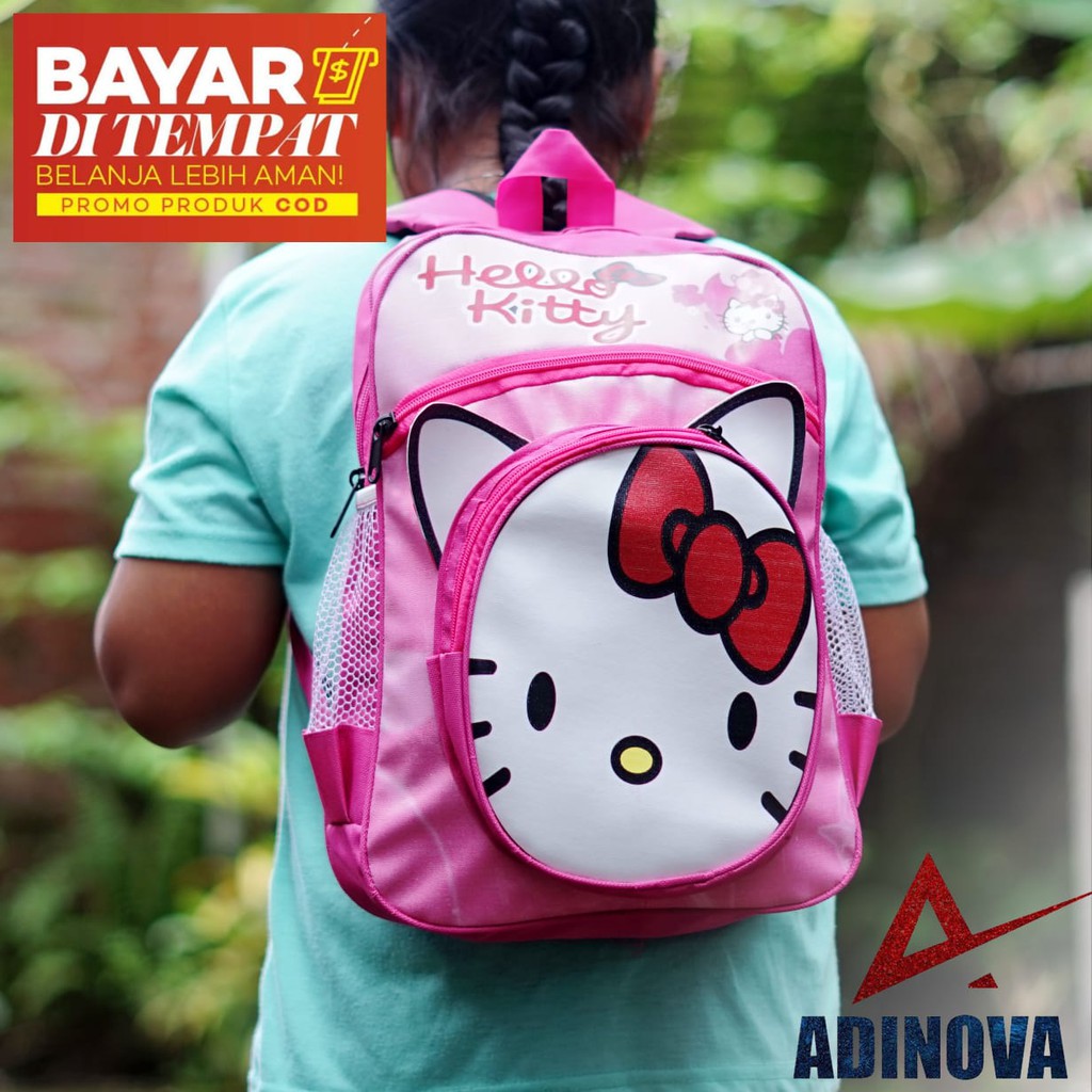 Tas Anak Hello Kitty Tas Sekolah Ransel Playgroup TK SD Model Karakter