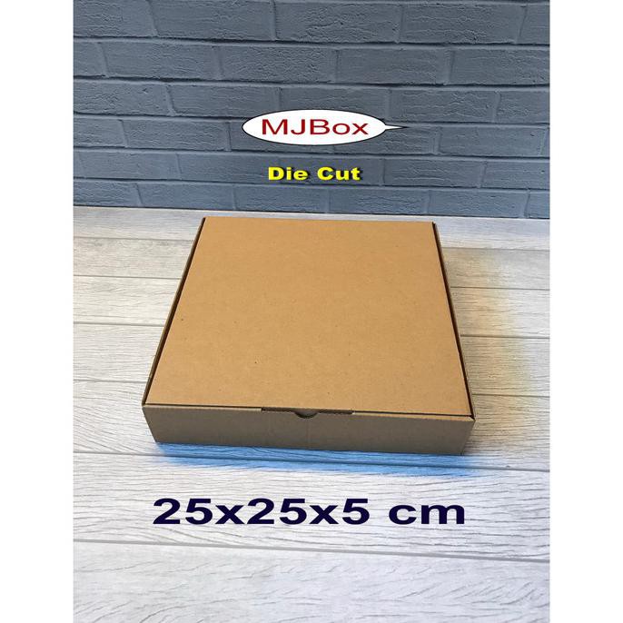 

Kardus/Karton Box Uk. 25X25X5 Cm.....Model Kardus Pizza