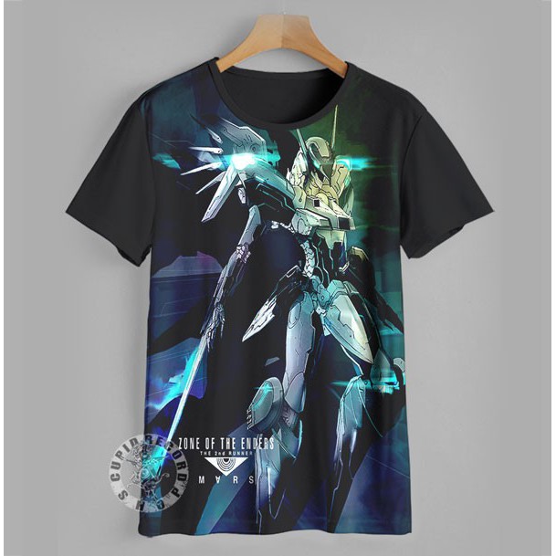 Kaos Anime Jepang Game 3D Zone Of The Enders Jehuty Anak Umur 1-12 - 1-2 tahun