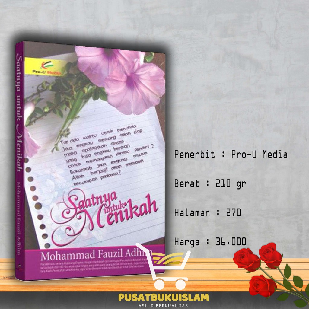 Buku Islami Saatnya Untuk Menikah Original