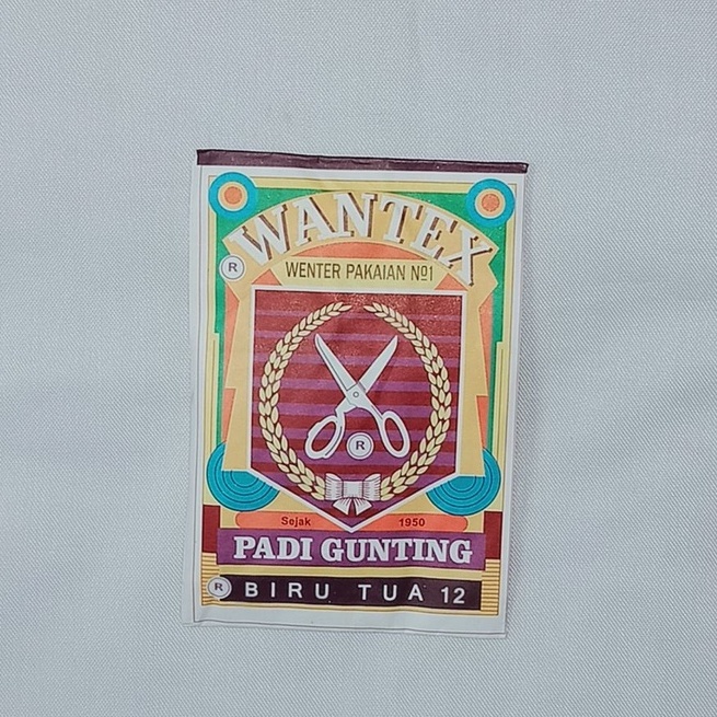 WANTEX BIRU TUA PEWARNA KAIN JEANS KATUN KANVAS MALANG