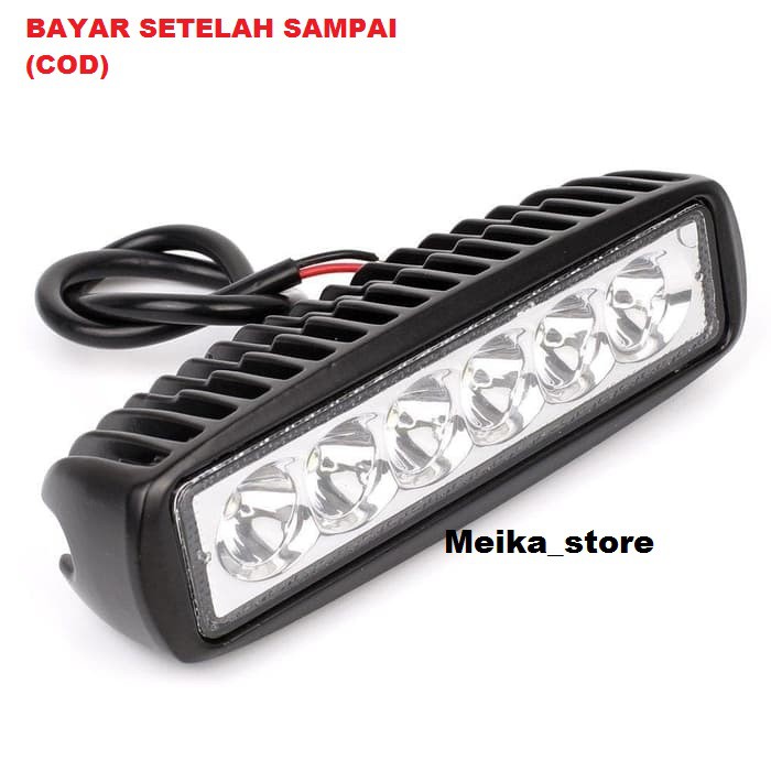 Lampu Tembak LED Bar CREE 6 mata 6 titik Work Light Lampu