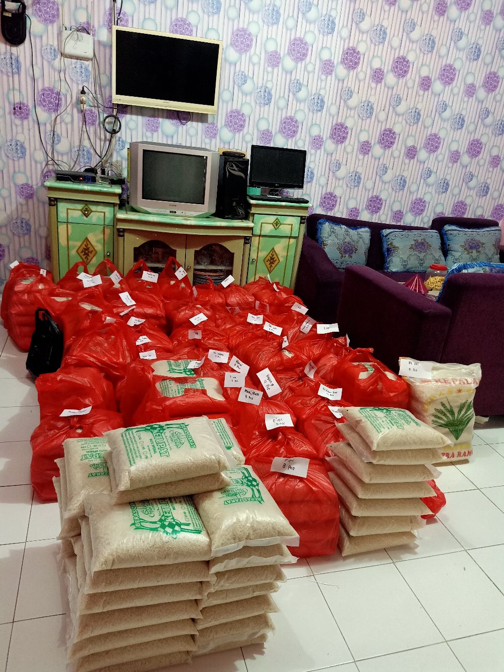 Plastik Beras Zakat Ketupat 3 Kg