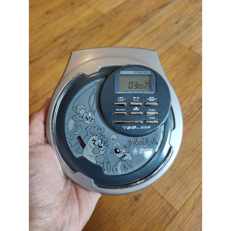 Discman BCA - Looney Tunes series // portable walkman CD Audio player