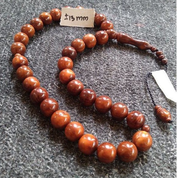 tasbih kokka bulat ± 13 mm ( 13mm ) 33 butir