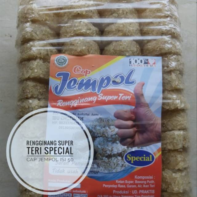 

Rengginang Teri Madura // Rengginang Teri isi 50