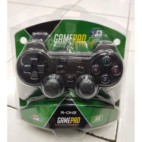 GAMEPAD JOYSTICK USB SINGLE HITAM STICK PS PC LAPTOP