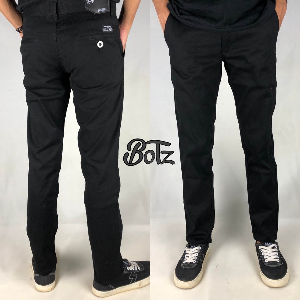 BOTZ Celana Panjang Chino Selvedge Regular Fit (28-45) Chino Long Pants Mocca Regular Fit