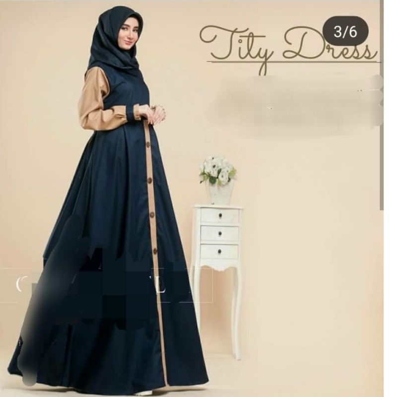 Tity dress fashion muslim wanita