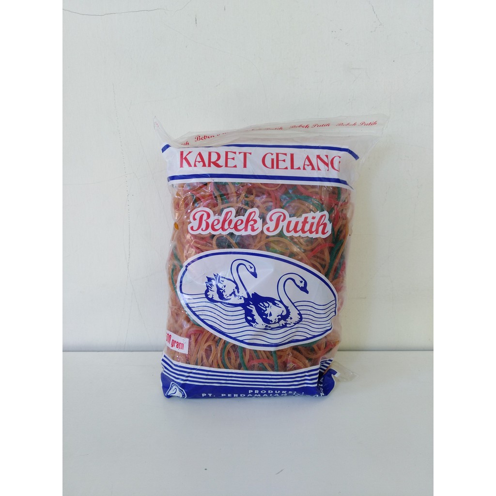 Karet Gelang Pentil Cap Bebek Putih 500 gram