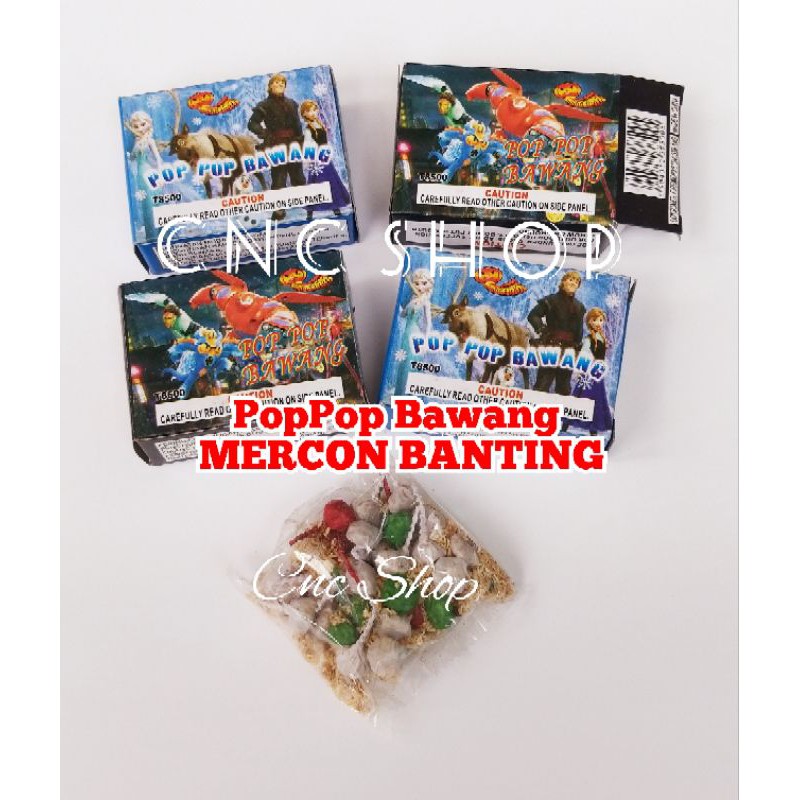 Mainan Kembang Api Pop Pop Bawang/ Mercon Banting Besar isi 50pcs Murah