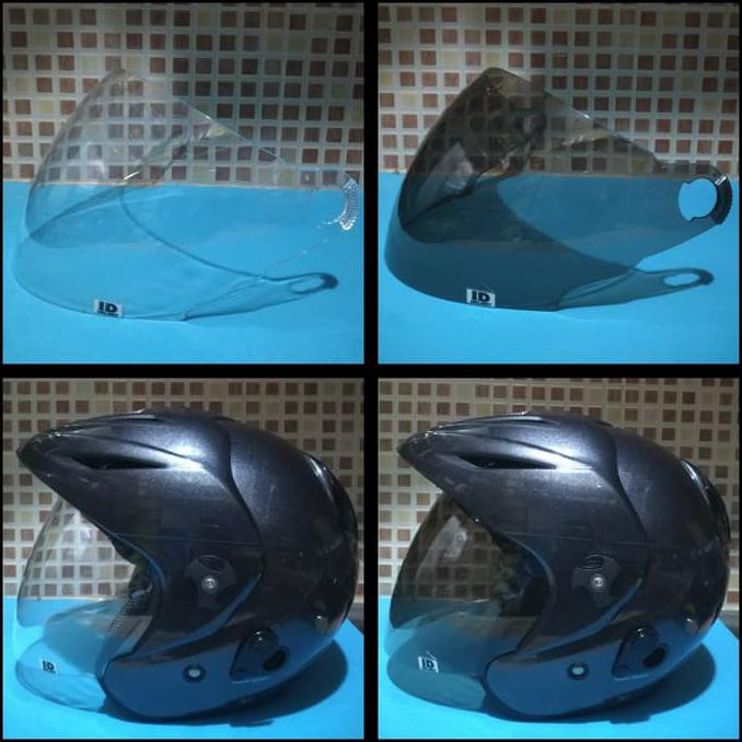 KACA HELM, VISOR CABERG SLR ARROW, J STAR 2VISSION, HONDA TRX (HITAM) - WHITE - hot item