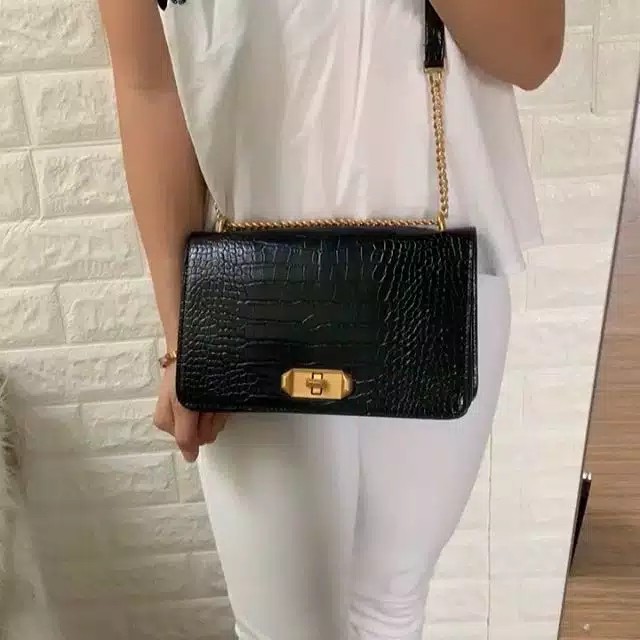 TAS | BAG | WANITA | CNK CK415 CROCO ORI PREMIUM IMPORT
