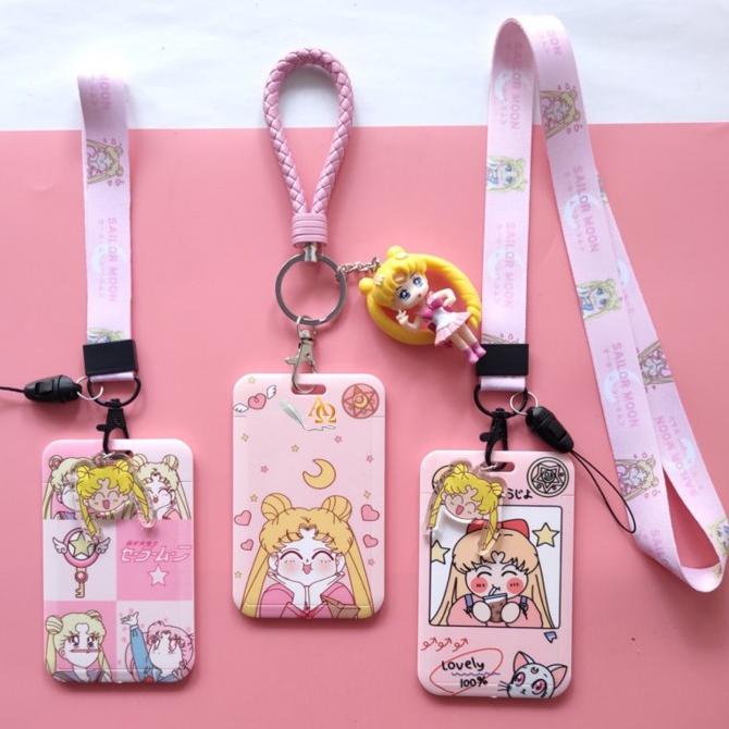 

Office & Stationery | Document Organizer | Tempat Kartu Unik / Card Holder Model Tali Motif Sailormoon Imut 2Nd | Best Seller