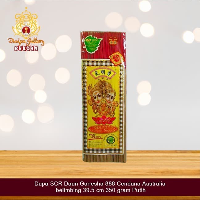 Dupa/ Hio wangi Harum SCR Daun Ganesha 888 Cendana Australia Putih