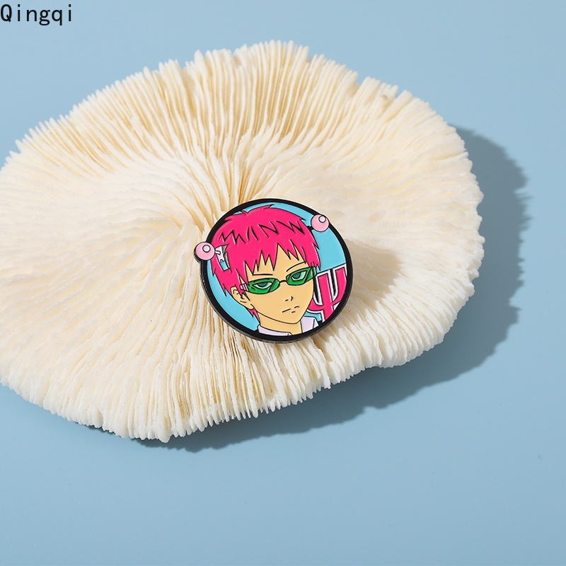 Bros Pin Enamel Desain Kartun Anime Saiki Kusuo No Psi Nan Untuk Hadiah Anak