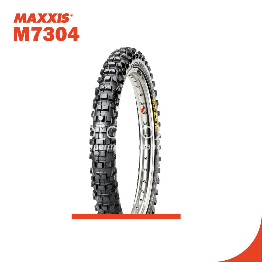 Ban Motocross Trail Maxxis M7304 Ukuran 70/100-17 Ring 17 Tubetype