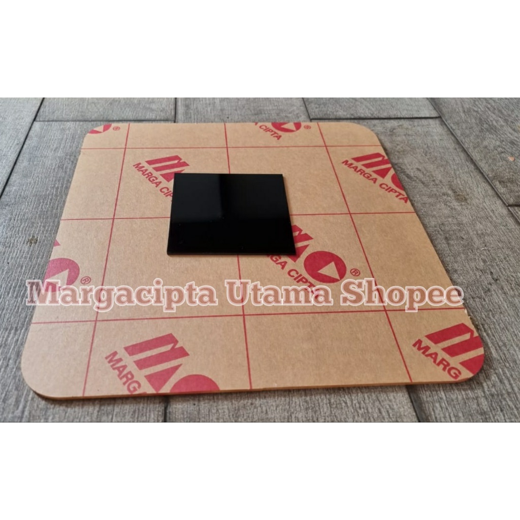 Premium Acrylic Laser Cutting 2mm 50x110cm Akrilik Hitam Solid 110x50cm Potongan