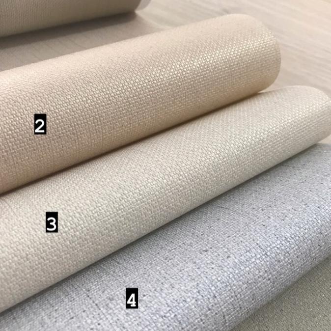 Wallpaper Premium Vinyl Dinding Polos Bertekstur kantor ruang tamu