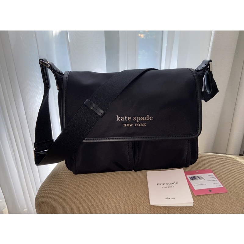 Preloved Tas Kate Spade Daily Medium Messenger - KS Sling Shoulder Hitam Origina Authentic