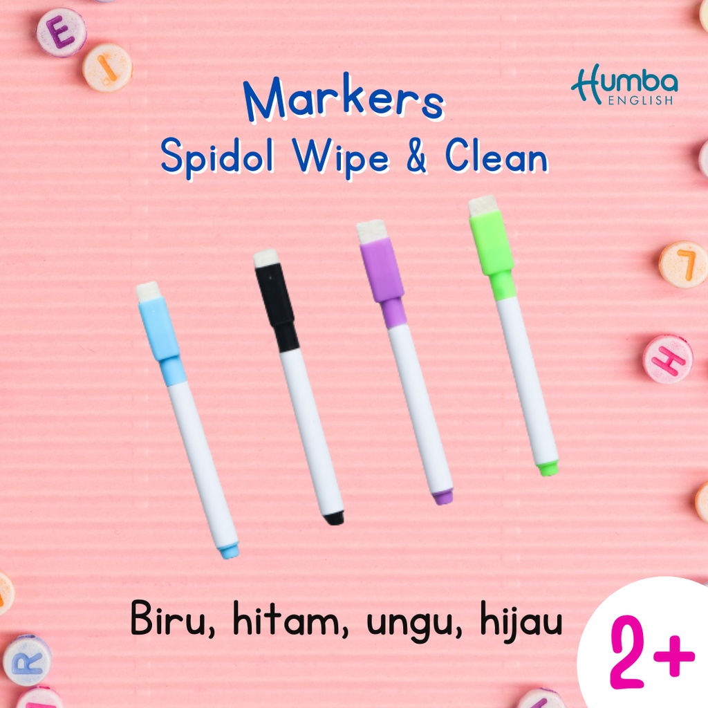 

Spidol untuk Wipe and Clean Book/Flashcard
