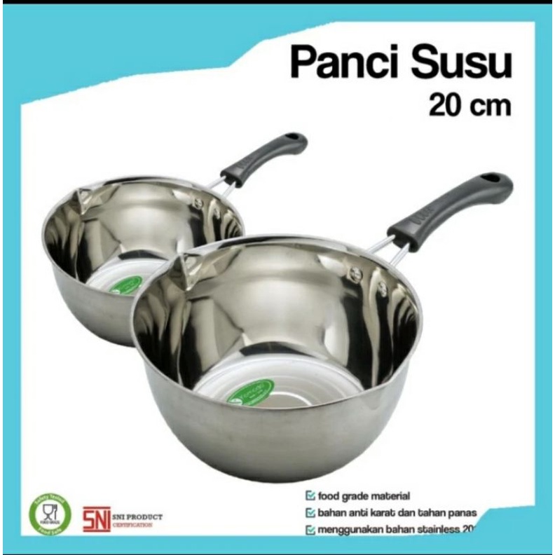Panci Susu Stainless Tebal Merek Komodo