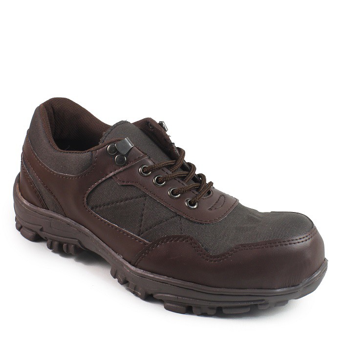 MS SHOP - Sepatu Pria Walkers Hyuga Coklat Low Boots Sapeti Pendek Keren Hiking Outdoor Gunung