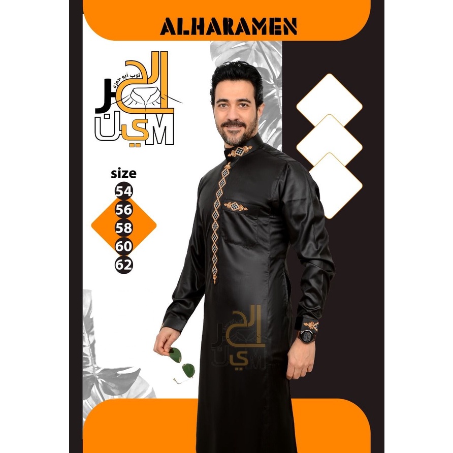 Jubah Gamis Al Haramain Mesir Fashion Pria Murah Berkualitas