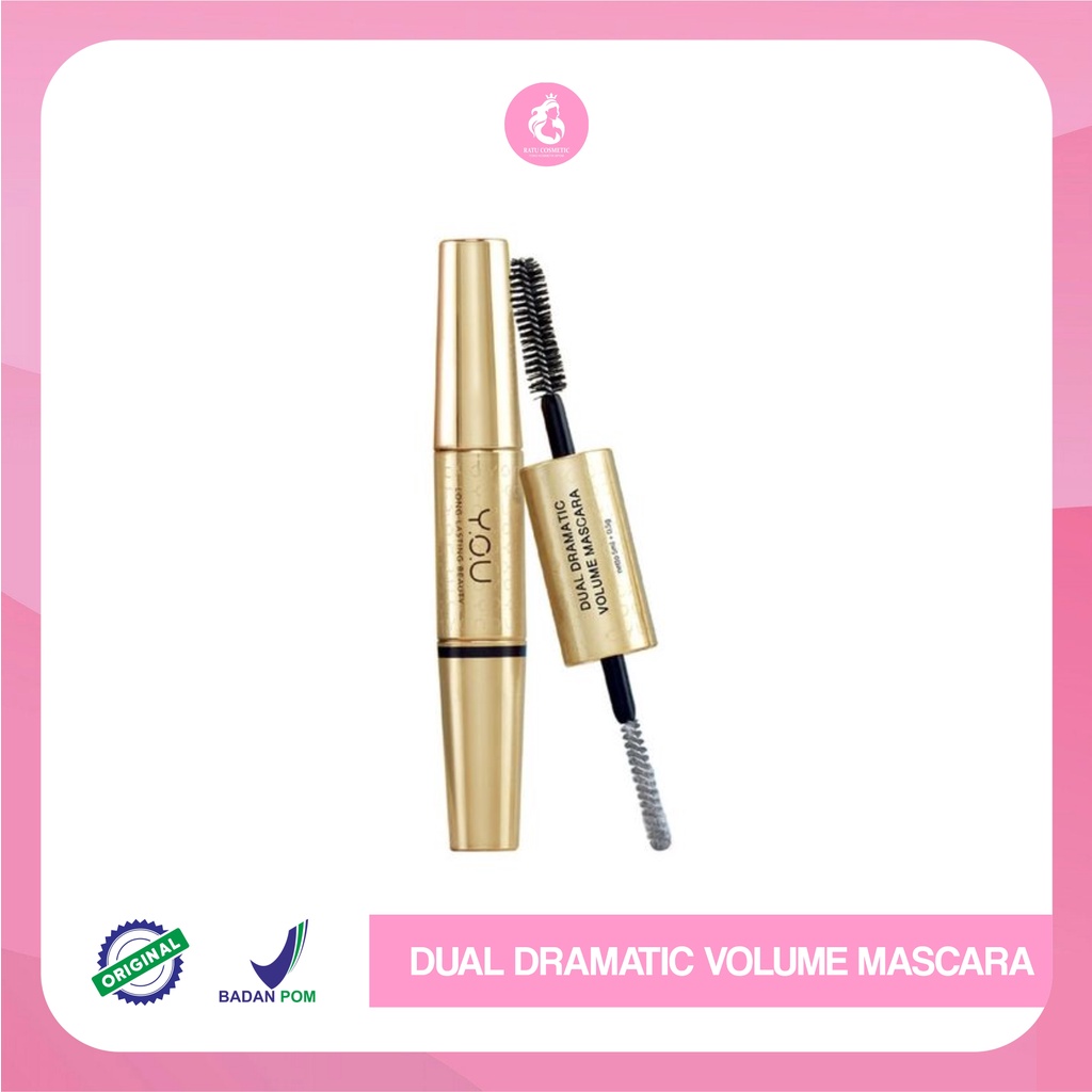 YOU Dual Dramatic Volume Mascara / Maskara waterprof / mascara hitam