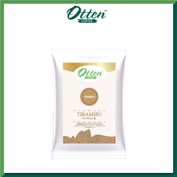 Otten Coffee - Tiramisu Powder 1 Kg | Bubuk Minuman Tiramisu-0