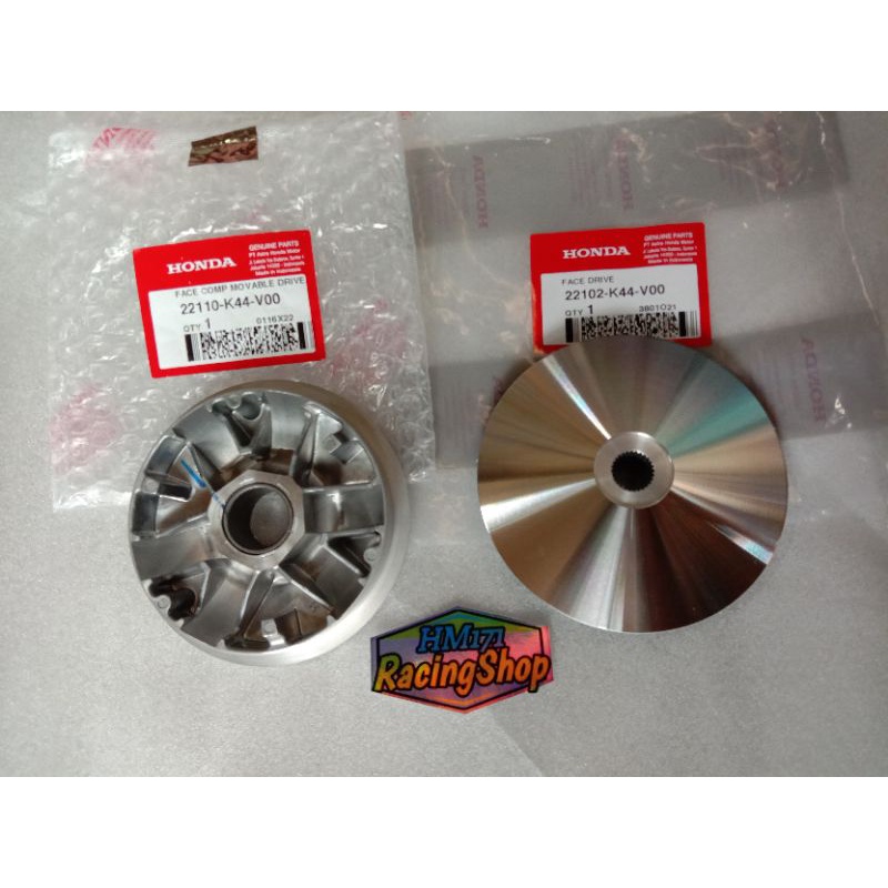 rumah roller bubut custom kode K44 13,5 13,8 pulley racing beat esp beat pop scoopy fi vario 110fi beat street kode K44 rumah roller bubutan