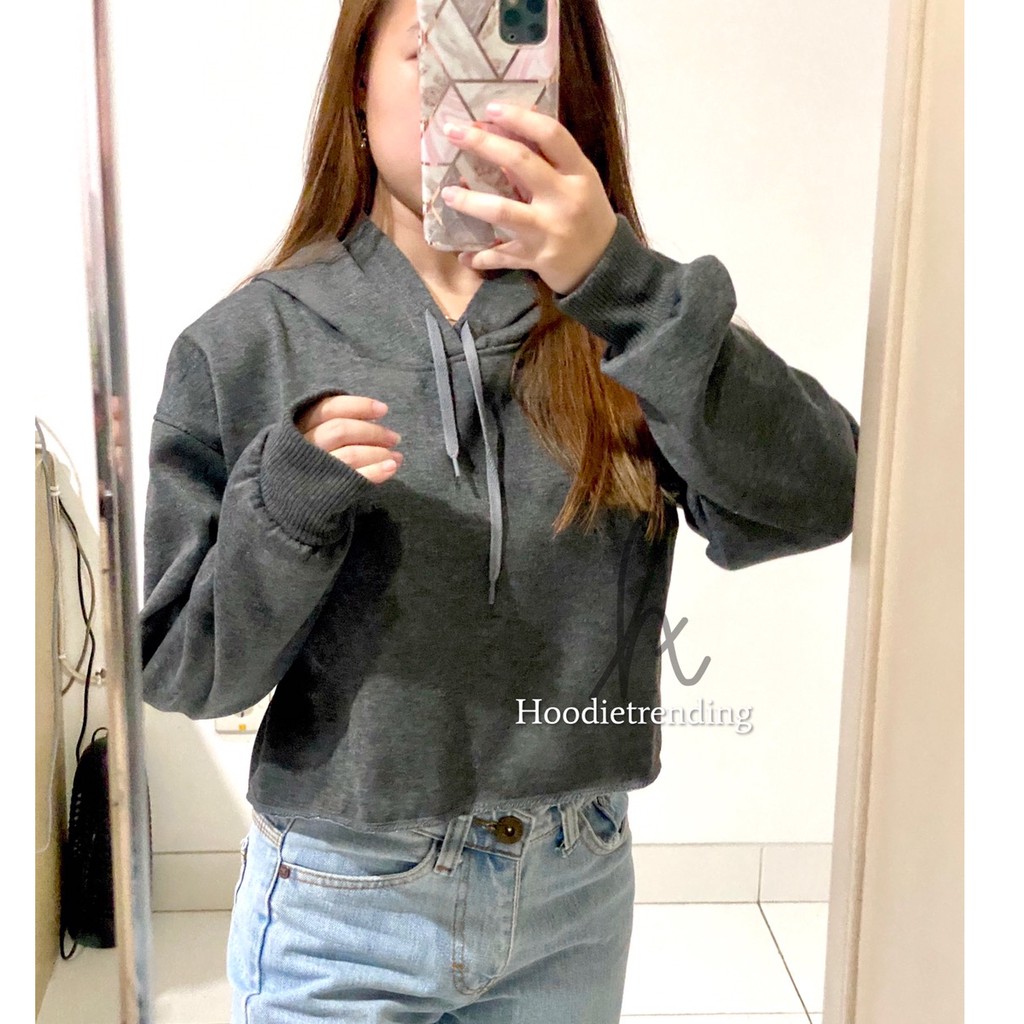 HODISO - Hoodie Jumper Crop Polos