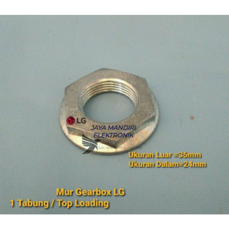 Mur Gearbox Mesin Cuci LG 1 Tabung 36mm