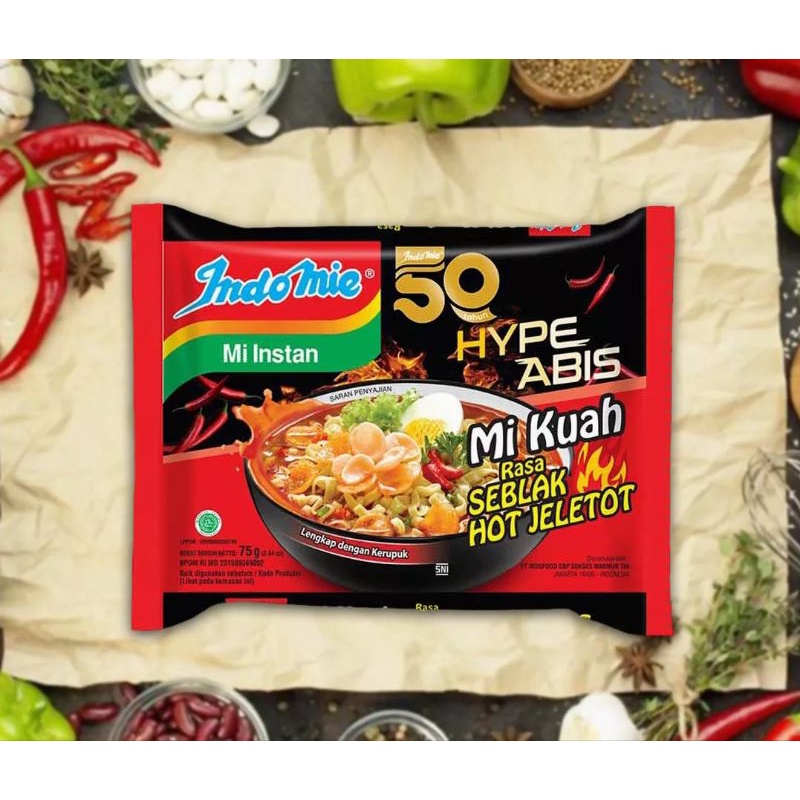 

INDOMIE HOT JELETOT