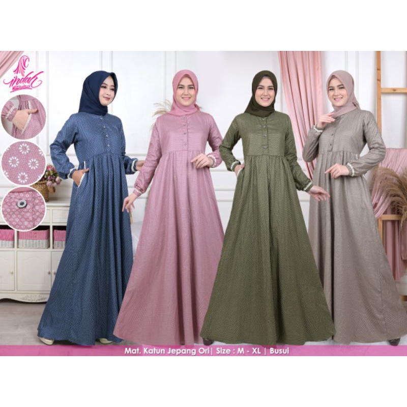 gamis katun jepang indah collection