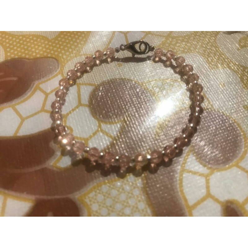 gelang mote manik kristal ceko