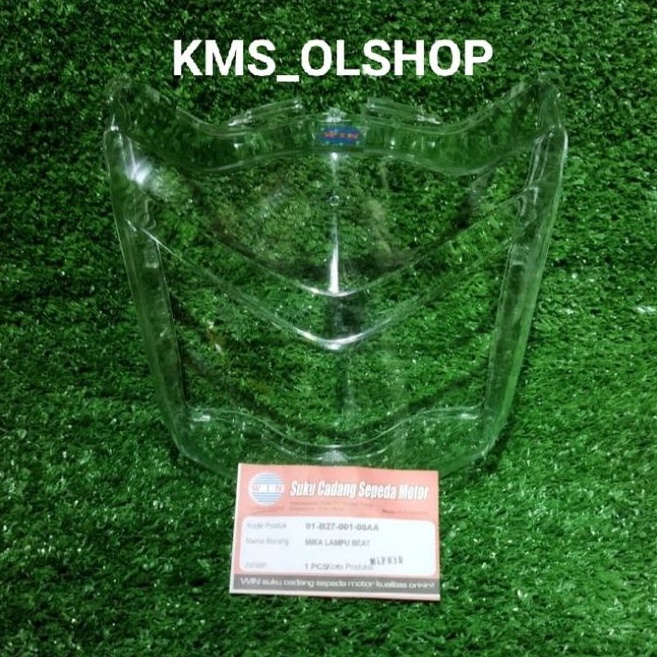 Mika Lampu Depan Beat Carbu Lama / Kaca Lampu Depan Beat Carbu merk Win