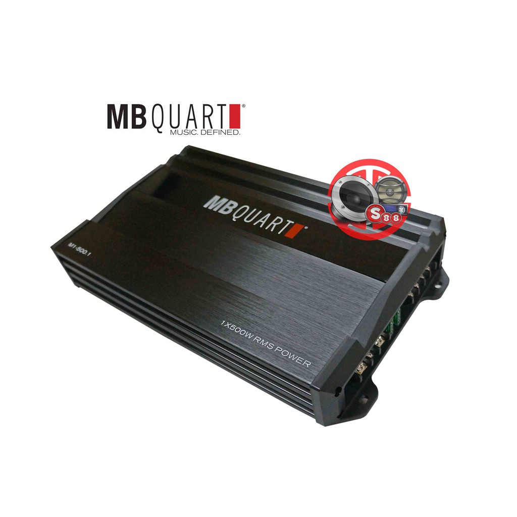 MB Quart M1-500.1 Power Amplifier Class D Monoblock RMS 500W - 1 MB Quart M1-500.1 Power Amplifier