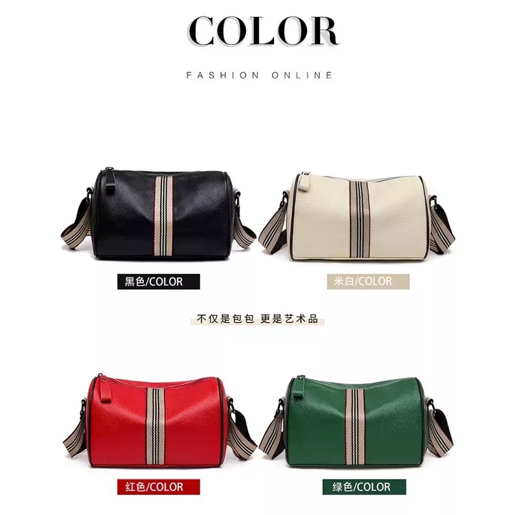 ZIE- (Bisa COD) Tas Selempang Tas Wanita Tas Korea Tas Model Terbaru Model Terkini// tas tabung tali pisban // gratis onkir