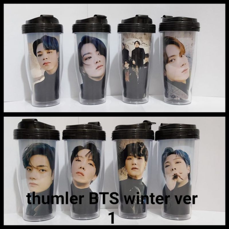 Botol Tumbler Kpop // Botol Minum BTS Edisi Winter 2020