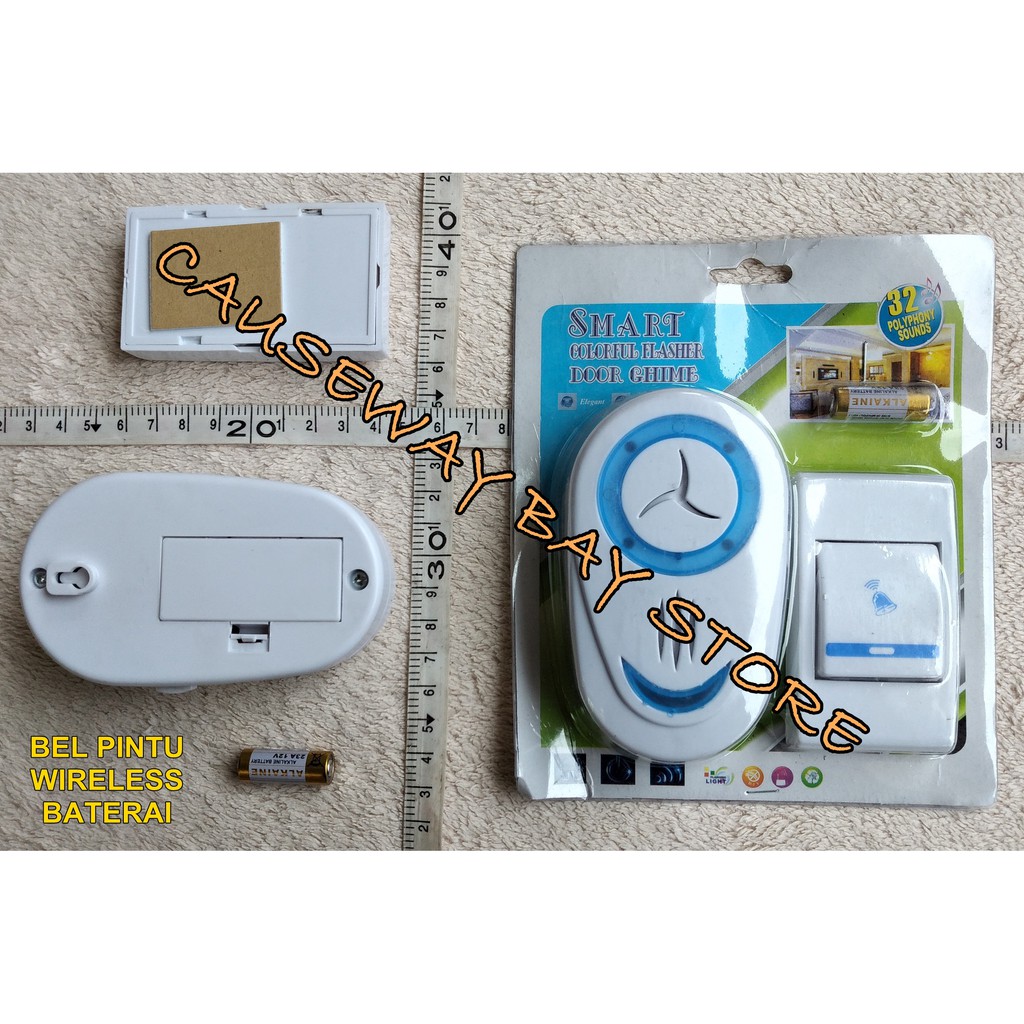 BEL PINTU WIRELESS BATERAI