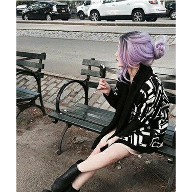 COLOR ME LAVENDER hair color cream cat pewarna rambut