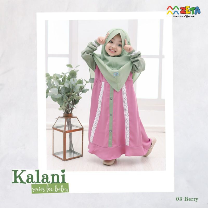 READY Gamis anak Madame Sex Premium Kalani Series Original Zeta OUtfit
