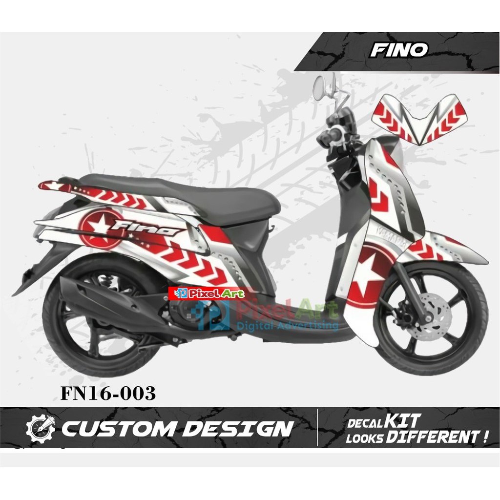 STICKER DECAL MOTOR YAMAHA FINO  FULL BODY PREMIUM QUALITY