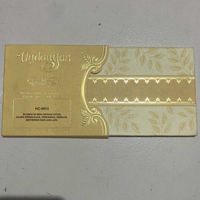 Blangko Undangan Pernikahan ERA BARU / ERBA HC-9913 SET Harga Murah