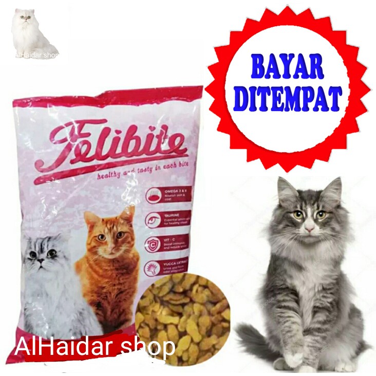 Makanan Kucing Felibite Cat Food Felibet Repack 500 gram